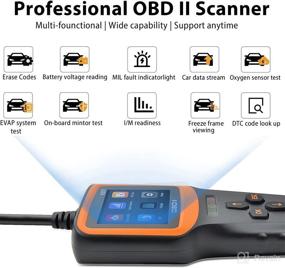 img 3 attached to 🚗 ATDIAG OBD2 Scanner: Car Engine Code Reader, Automotive Diagnostic Tool with Live Data, Universal for All OBD II Protocol CAN Cars Trucks Vehicles Since 1996