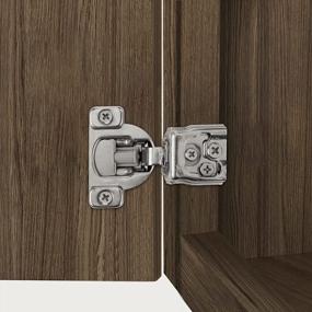 img 2 attached to Upgrade Your Kitchen With 10 Soft Close Cabinet Door Hinges In Brushed Nickel & Stainless Steel By Goldenwarm