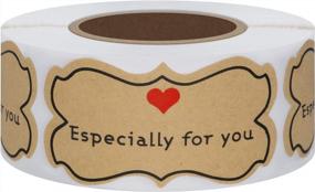 img 4 attached to Personalized Kraft Christmas Gift Tags - Especial Gift For Your Loved Ones