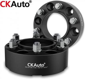 img 3 attached to Enhance Wheel Performance With CKAuto 6X5.5 Hub Centric Wheel Spacers | 2 Pack | 2.00" | 6X139.7Mm | 106.1Mm Center Bore | M12X1.5 Studs