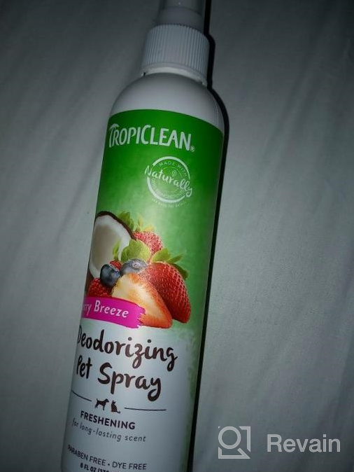 img 1 attached to TropiClean Lime & Coconut Deodorizing Spray For Fresh-Smelling Pets, 8Oz | Made In USA | Paraben-Free | Dye-Free | Breaks Down Odors review by Leslie Villanueva