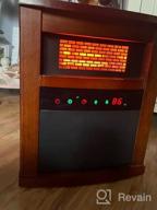 img 1 attached to Stay Warm And Cozy With 1500W Infrared Electric Space Heater- Perfect For Large Rooms With 3 Heat Modes, Remote Control, Timer, And Safety Features! review by Matt Davis