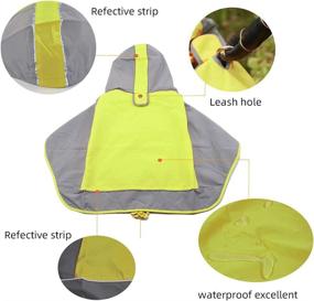 img 2 attached to Raincoat Jacket Waterproof Adjustable Reflective