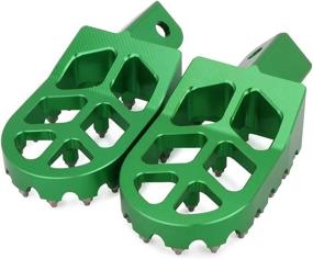 img 2 attached to AnXin Foot Pegs Motorcycle Universal CNC Footpeg Footrest For CRF XR KLX 50 70 110 M2R SDG DHZ KAYO Pit Bike Green
