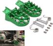 anxin foot pegs motorcycle universal cnc footpeg footrest for crf xr klx 50 70 110 m2r sdg dhz kayo pit bike green logo