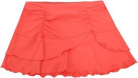 img 1 attached to Verabella Women'S Solid Ruffled Layered Swimsuit Cover-Up Skirt For The Beach