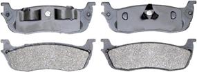 img 1 attached to 🔧 ACDelco Silver Rear Disc Brake Pad Set - 14D711M Premium Semi-Metallic Material for Enhanced Performance (SEO Improved)