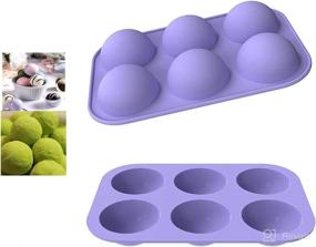 img 4 attached to Medium Sphere Silicone Baking Chocolate Kitchen & Dining -- Bakeware