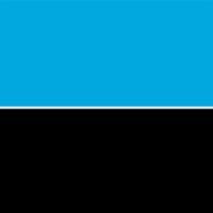 ๐ amalong deluxe pure blue and black background aquarium background decoration - 25 x 15 inch logo