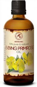 img 4 attached to 100% Pure Evening Primrose Oil - 3.4 Fl Oz - Oenothera Biennis Oil - Best Natural Moisturizer For Skin, Hair, Face, And Body - Great Beauty Benefits For Spa, Relaxation, And Bath