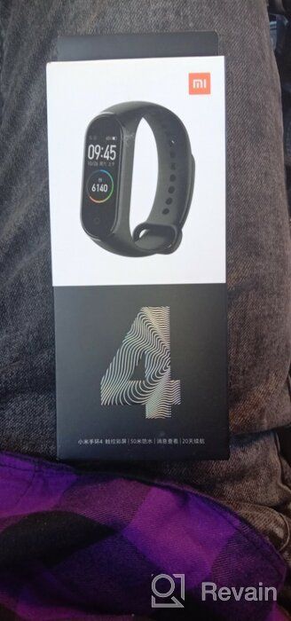 img 1 attached to Smart Xiaomi Mi Smart Band Bracelet 4 NFC RU, black review by Ada Nadolna ᠌
