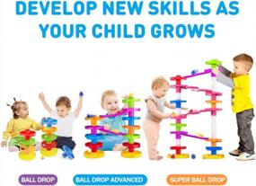 img 3 attached to Advanced Structures For Babies & Toddlers Ages 10 Months And Up - WEofferwhatYOUwant Super Ball Drop With Double Bridge & Spacers!