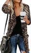 stylish and comfortable women's leopard print cardigan for fall - available in s-xxl sizes logo