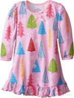 👶 sara's prints baby girls' nightgown with puffed sleeves logo