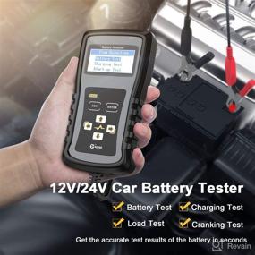 img 3 attached to 🚚 KZYEE KS20 Heavy Duty Truck Battery Tester with Digital Analyzer - 100-2000 CCA Automotive Load Tester for Vehicles, Trucks, Motorcycle - 24V, 12V Car Battery, Auto Cranking Charging System Test Scan Tool