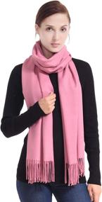 img 4 attached to LERDU Ladies Cashmere Fashion Winter Women's Accessories : Scarves & Wraps