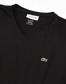 img 3 attached to Футболка Lacoste Sleeve Jersey TH6711: Стильная мужская одежда для современного джентльмена.