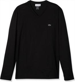 img 4 attached to Футболка Lacoste Sleeve Jersey TH6711: Стильная мужская одежда для современного джентльмена.