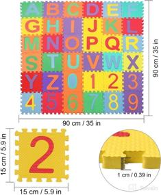 img 2 attached to Pieces Alphabet Floor Interlocking Tiles