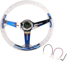 img 4 attached to RASTP Acrylic Transparent Steering Racing