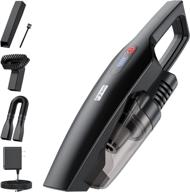 fjhee handheld vacuum cordless: powerful 150w rechargeable wireless car vacuum cleaner with 9500pa suction - ideal for home, office, car & pet hair cleaning! includes storage bag and 4 attachments logo