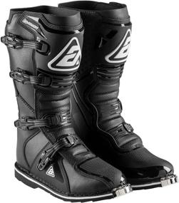 img 2 attached to Answer Racing AR1 Adult Off-Road Motorcycle Boots - Black / Size 9: Reliable Performance for Off-Road Enthusiasts