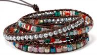 sparkling handcrafted leather wrap bracelet collection by spunkysoul - a new addition logo
