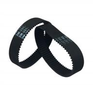 2pcs htd 3m round rubber timing belts closed-loop 201mm length 67 teeth 15mm width industrial drive belts by bemonoc logo