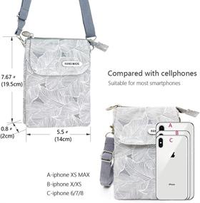 img 1 attached to Pockets Wallet Pattern Crossbody Shoulder Women's Handbags & Wallets ~ Crossbody Bags