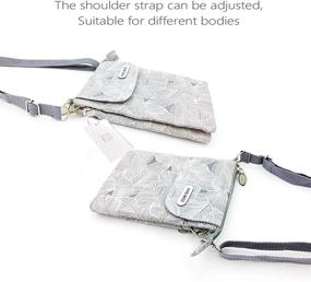 img 2 attached to Pockets Wallet Pattern Crossbody Shoulder Women's Handbags & Wallets ~ Crossbody Bags