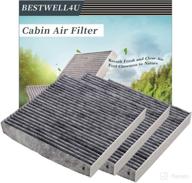 3-pack bw134 cabin air 🔮 filter replacement set compatible with cp134, cf10134 logo