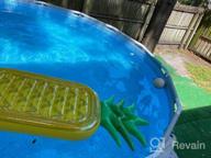 img 1 attached to Jasonwell Giant Pineapple Pool Float: Perfect For Summer Beach Parties! review by Kyle Smithlin