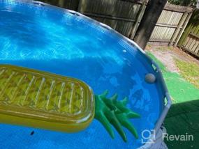 img 6 attached to Jasonwell Giant Pineapple Pool Float: Perfect For Summer Beach Parties!