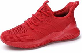 img 3 attached to Running Sneakers Lightweight Breathable Trainers Women's Shoes ~ Athletic