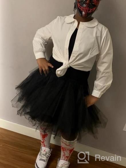 img 1 attached to Step Into The 1950S With HomRain'S Vintage Tutu Skirt - Perfect For Cosplay And Party! review by Veeravelu Tang