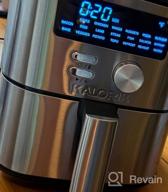 img 1 attached to Enjoy Healthy & Delicious Cooking With The Kalorik MAXX® Digital Air Fryer - 7-In-1 Oilless Fryer With 21 Smart Presets, LED Display And Nonstick Basket - Recipe Book Included! review by Marco Huff