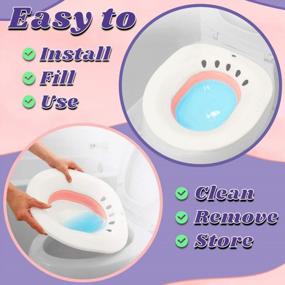 img 2 attached to Fivona Sitz Bath Seat: The Ultimate Solution For Hemorrhoids And Postpartum Care