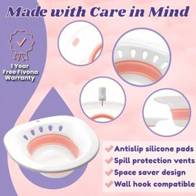 img 3 attached to Fivona Sitz Bath Seat: The Ultimate Solution For Hemorrhoids And Postpartum Care
