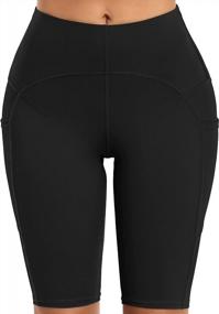 img 2 attached to Stay Cool And Comfortable With ATTRACO Women'S Knee Length Biker Shorts - Ideal For Yoga, Workout, Running, And More!