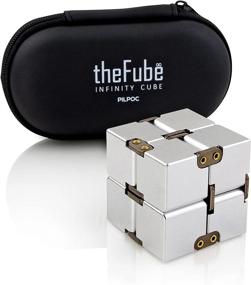 img 4 attached to The Ultimate Stress Relief Tool: PILPOC Infinity Cube Fidget Toy With Exclusive Case For The Perfect Desk Companion!