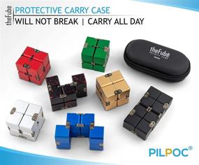 img 1 attached to The Ultimate Stress Relief Tool: PILPOC Infinity Cube Fidget Toy With Exclusive Case For The Perfect Desk Companion!