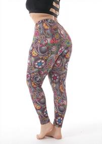 img 1 attached to Stay Cool And Stylish With ZERDOCEAN'S Printed Plus Size Leggings For Summer - Size 3X