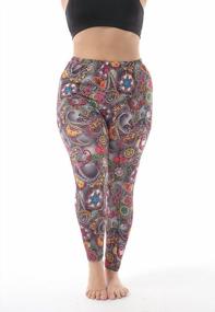 img 3 attached to Stay Cool And Stylish With ZERDOCEAN'S Printed Plus Size Leggings For Summer - Size 3X