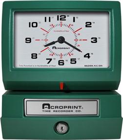 img 3 attached to Acroprint 150RR4 Heavy Duty Automatic Time Clock Recorder - печатает месяц, дату, час (0-23) и сотые доли