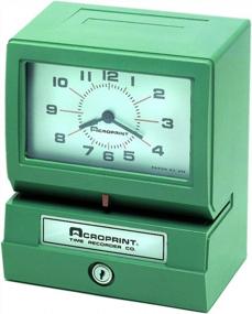img 2 attached to Acroprint 150RR4 Heavy Duty Automatic Time Clock Recorder - Prints Month, Date, Hour (0-23) And Hundredths