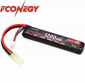 img 4 attached to 7.4V 1200MAh 20C Lipo Аккумулятор с маленькой вилкой Tamiya для страйкбольного пистолета/винтовки - Fconegy 2S