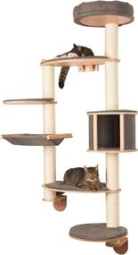 img 3 attached to 🐱 Ultimate Space-Saving Solution: Kerbl Dolomit Tofana Wall-Mounted Cat Tree