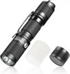 lumintop aa 2.0 edc flashlight set - pocket-sized, super bright, magnetic tail, rechargeable battery, waterproof torch for camping with 650 lumens and 5 modes including mode memory logo