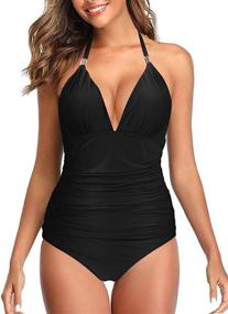 img 3 attached to 👙 RXRXCOCO Control Swimwear: Women's Swimsuits for Optimal Bathing - Clothing for Swimming & Cover Ups