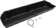 2009-2014 ford f150 crew cab underseat storage box by hecasa - no subwoofer compatible, black logo